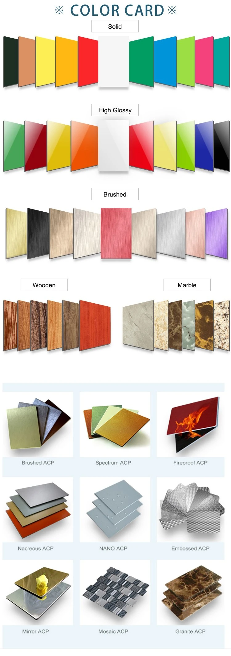 4mm Aluminum Composite ACP Wall Panels Outside Use with PVDF Paint Exterior Wall Panel Sheets Gold Color Aluminium Composite Panels